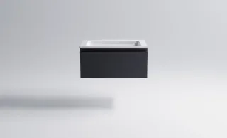 Тумба с раковиной Astra-Form Альфа 03060003ral7024+04010006 70 см тёмно-серый матовый